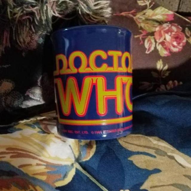 Vintage Blue, Doctor Who coffee mug, Made in England.