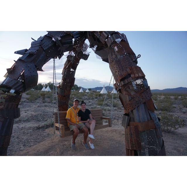 Our roadtrip before starting college. One of many stops at a small town called Nipton, VERY interesting experience!!  06|24|2019