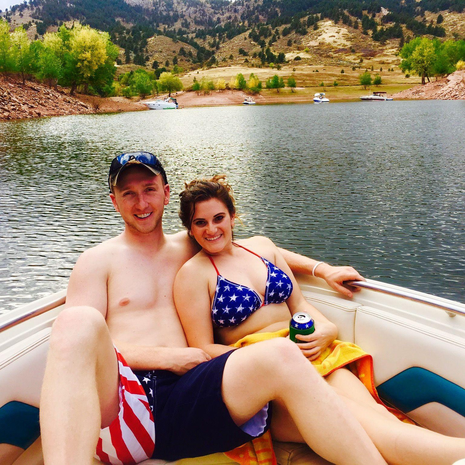 Boating on Horsetooth