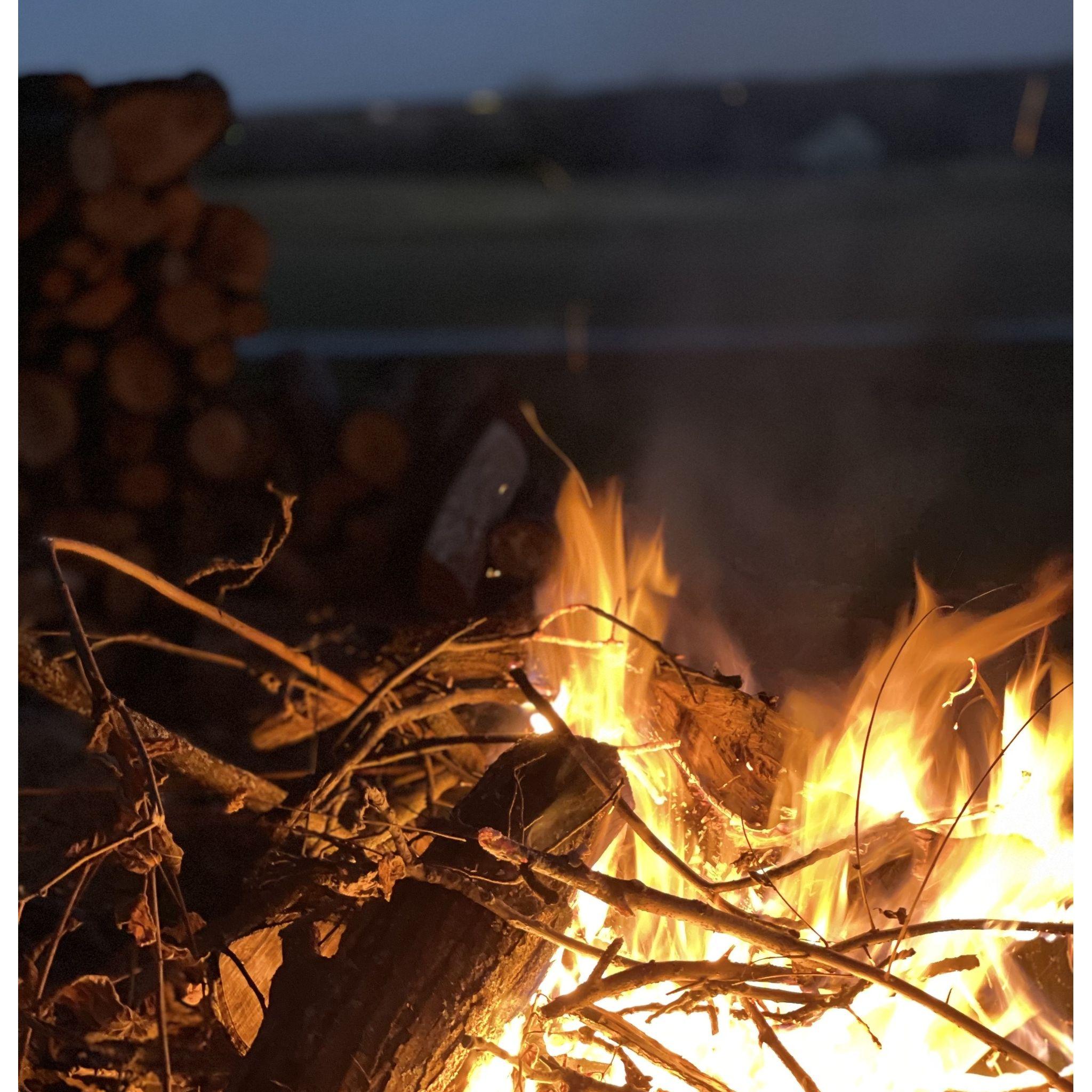 There are firepits on the property. We will have those going during the reception for you to warm up and visit by.