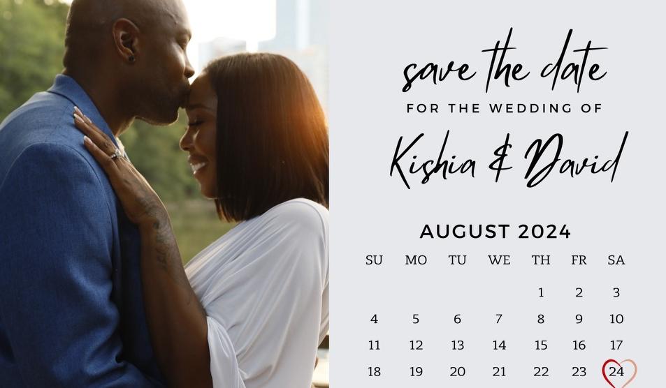The Wedding Website of Kishia Jones and David Cobb, Jr.
