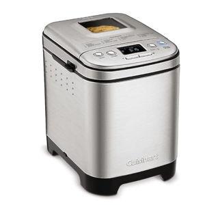 Cuisinart Bread Maker Machine, Compact and Automatic, Customizable Settings, Up to 2lb Loaves, CBK-110P1, Silver,Black