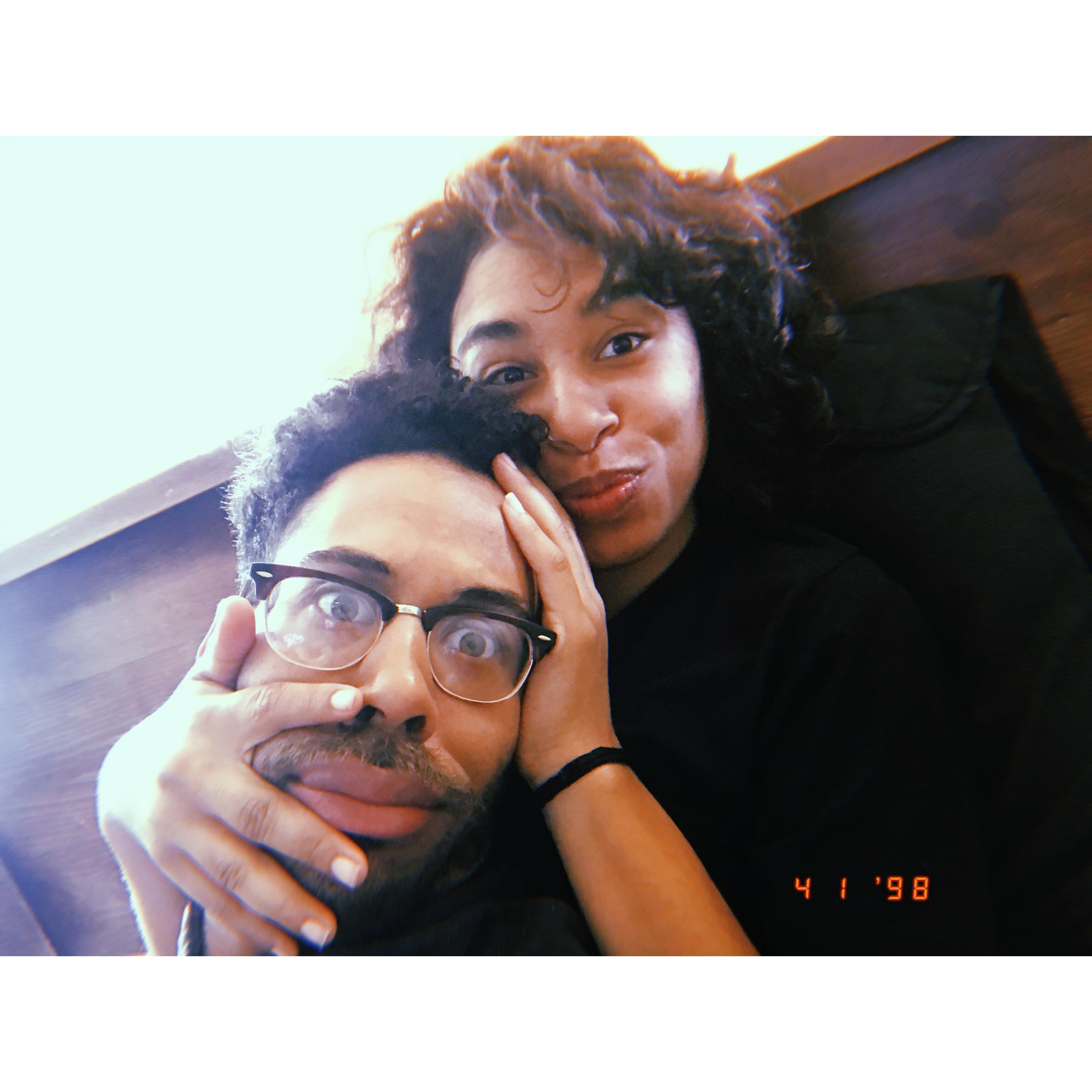 2.5 months in & being silly