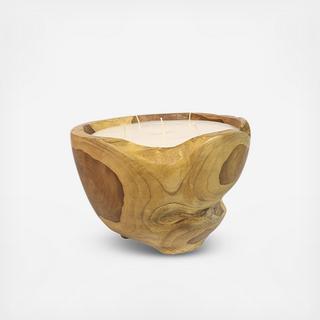 Teakwood Ring Candle