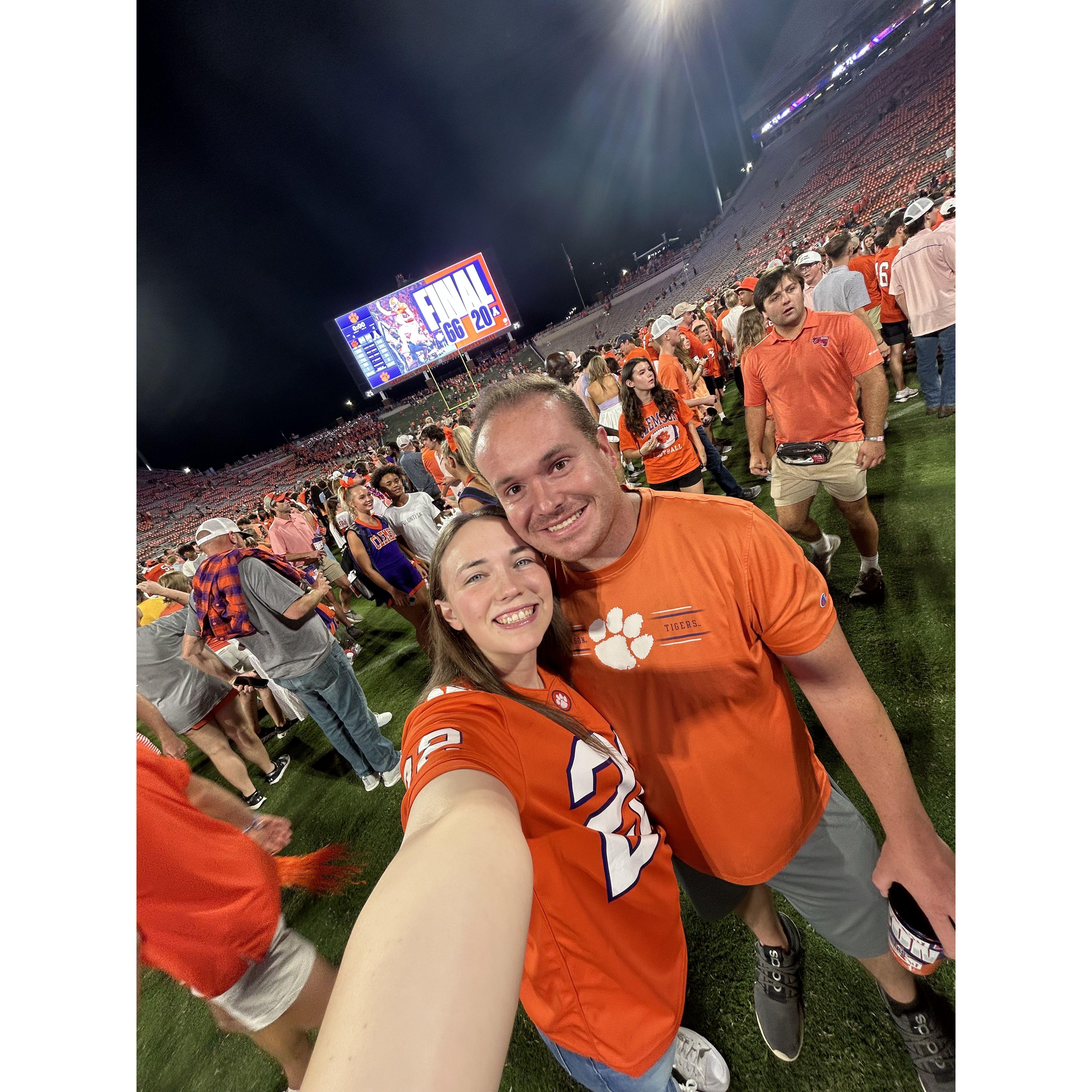 First of many Clemson games together - September 2024