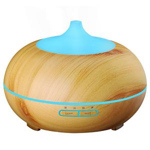 VicTsing 300ml Aroma Essential Oil Diffuser, Wood Grain Ultrasonic Cool Mist Humidifier for Office Home Bedroom Living Room Study Yoga Spa