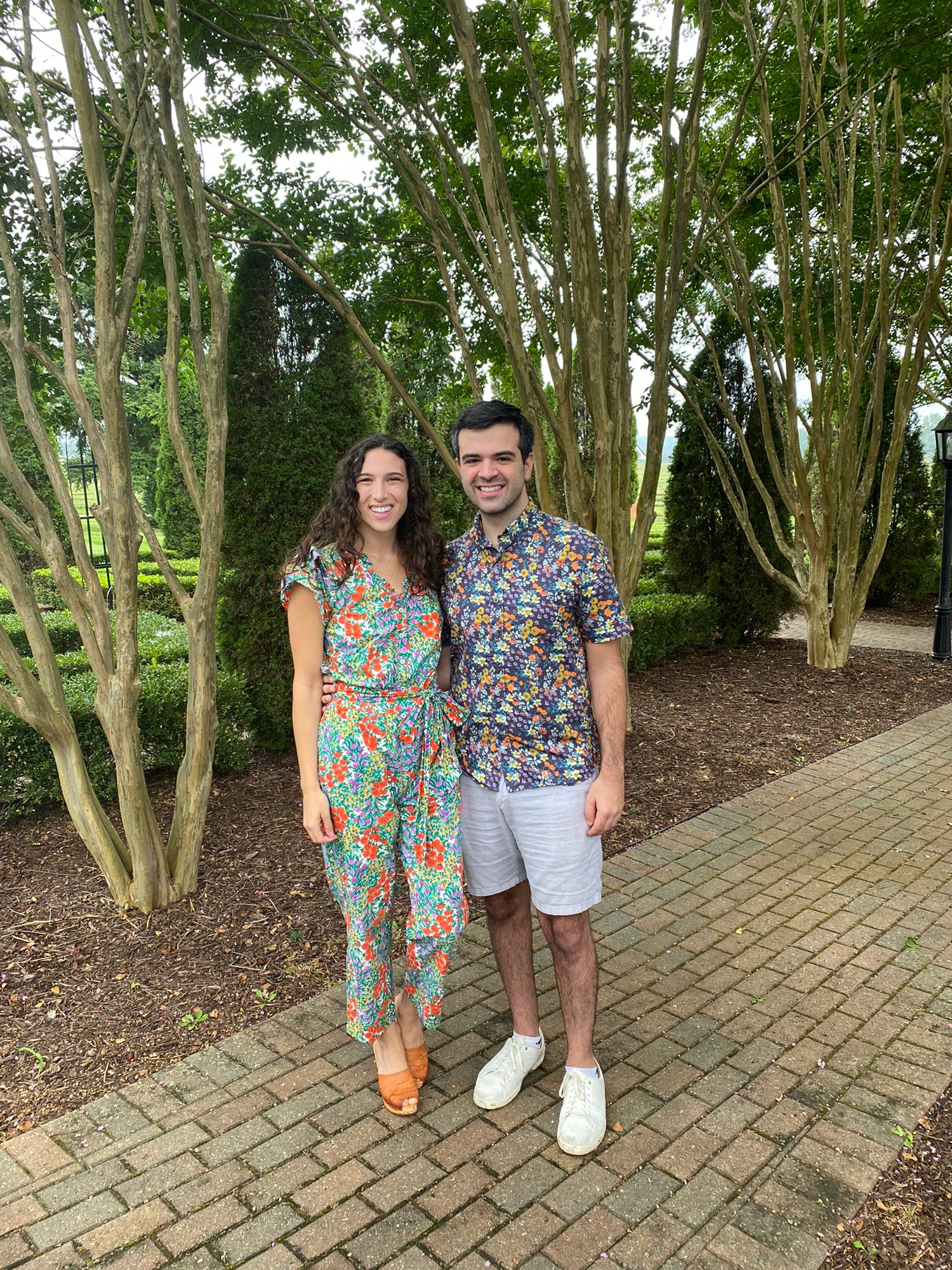 At Nick’s sister Kristen’s wedding