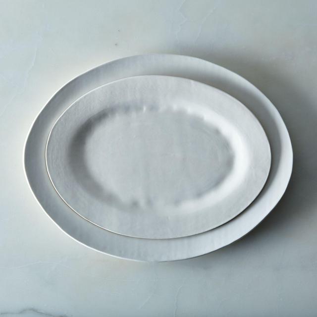 Food52 Handmade Oval Serving Platter, by Looks Like White