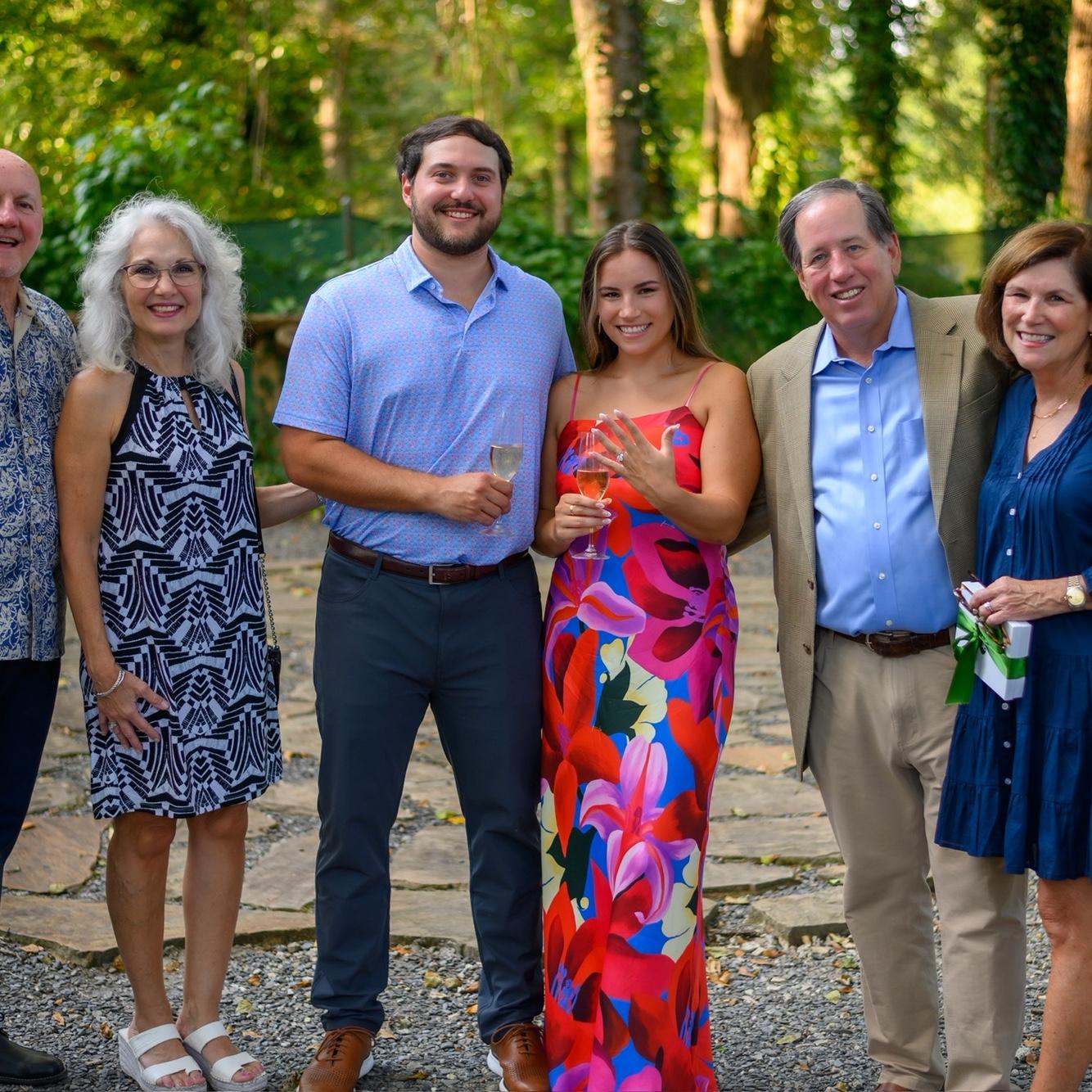 Our family the day we got engaged!