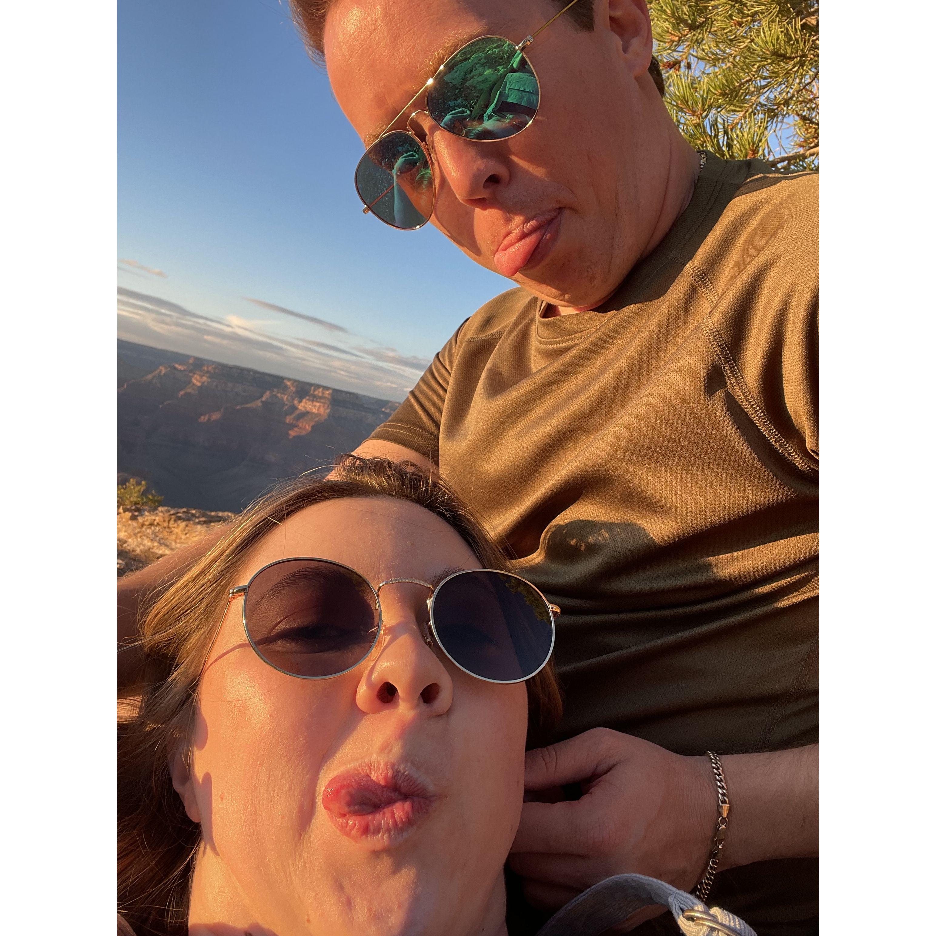 Our last sunset before getting engaged💍