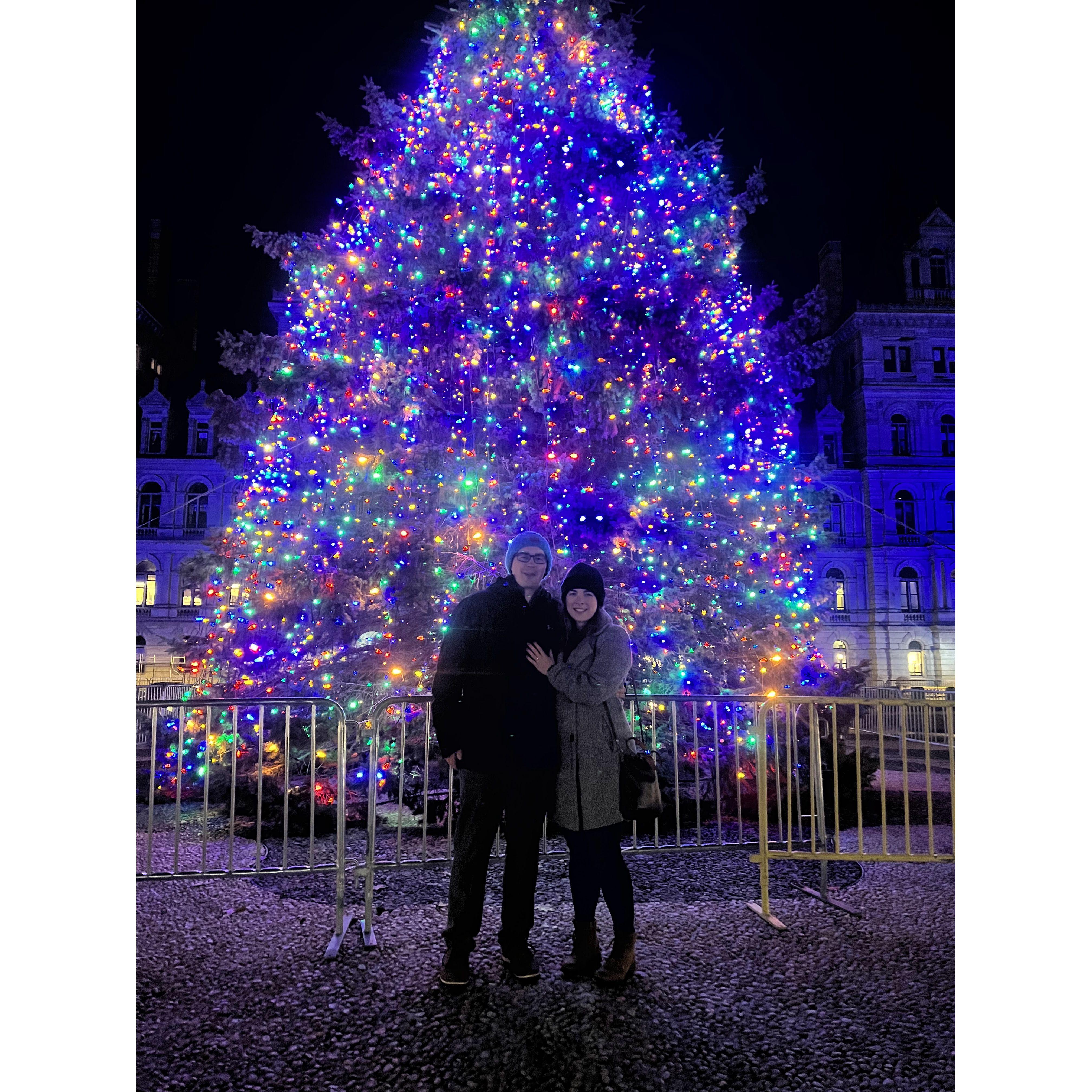 The Night We Got Engaged in Albany, December 2023