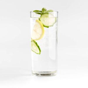 Bodega 16-Oz. - Tall Glass + Reviews | Crate & Barrel