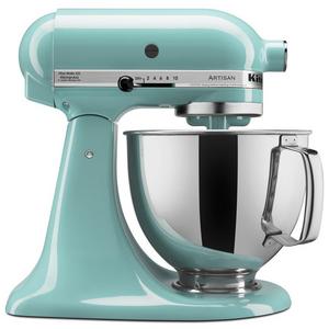 KitchenAid KSM150PSAQ Artisan Series 5-Qt. Stand Mixer with Pouring Shield - Aqua Sky