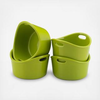BOLD Bubble & Brown Ramekin, Set of 4