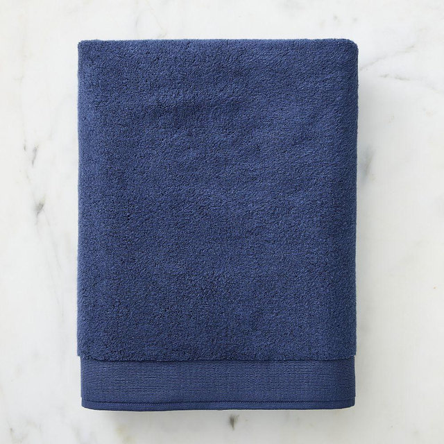 Luxe Fibrosoft Bath Sheet, Ink Blue