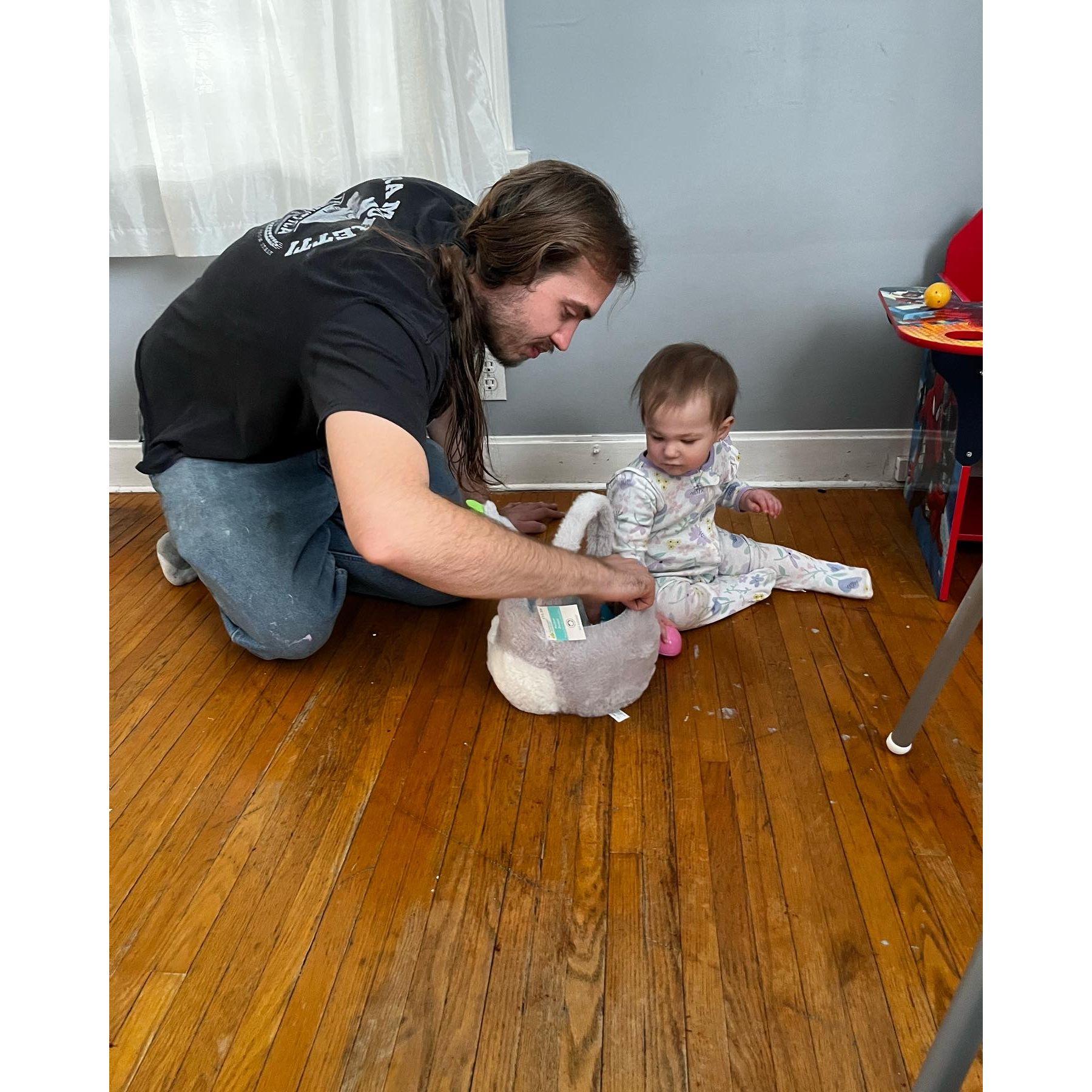 Helping Sophia problem-solve!