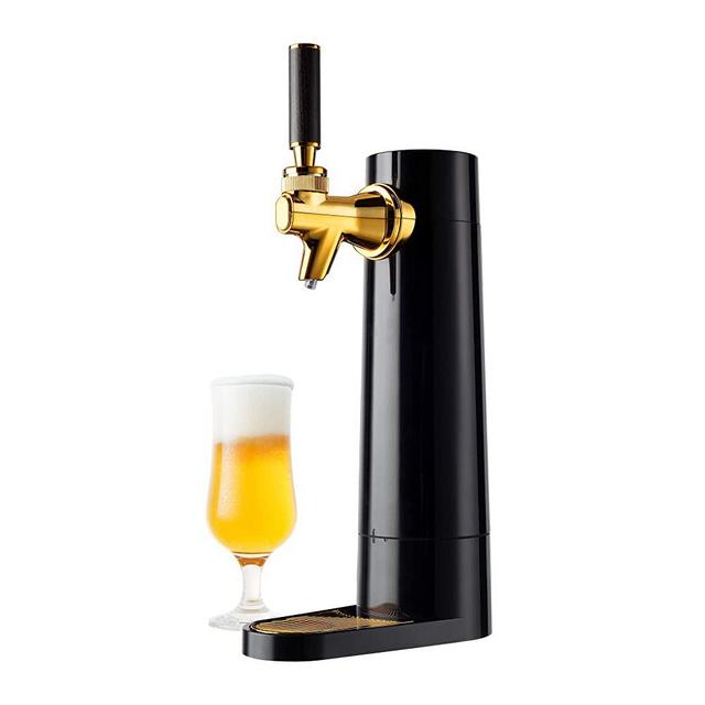 GREEN HOUSE Portable Beer & Ultra Fine Foam Dispenser - Mini Kegerator for Home, Ultra Fine Foam Enhance & Keep Beer Taste Longer. Awesome gifts for beer lovers.