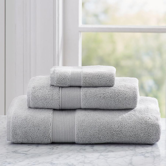 PB Classic Organic Towels, Hand, Gray mist