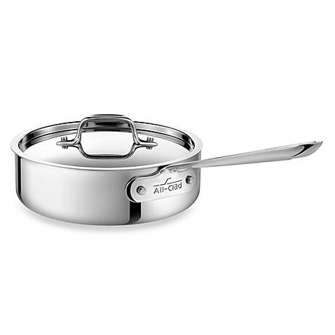 All-Clad Stainless Steel 2-Quart Covered Saute Pan