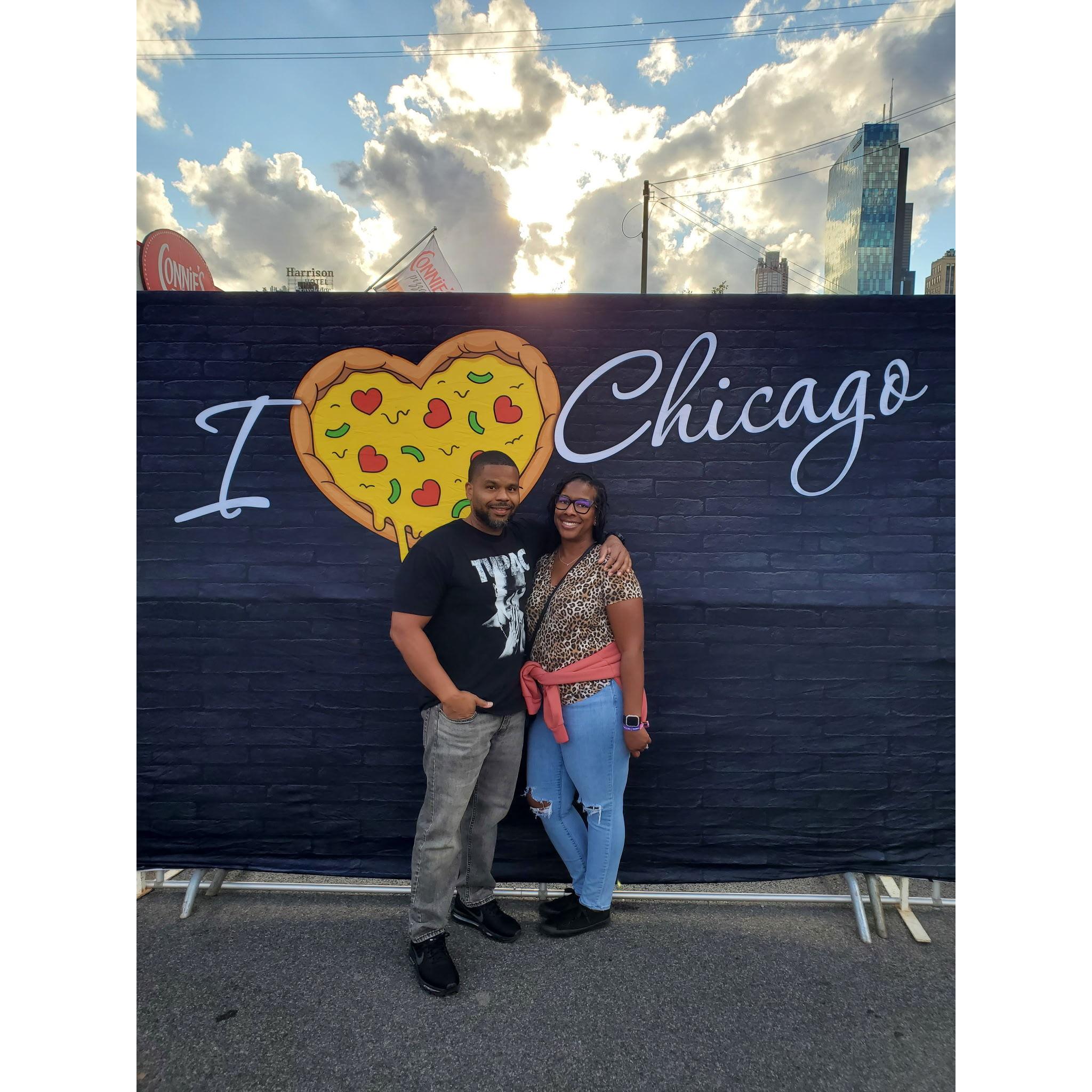 Our first trip to Chicago together