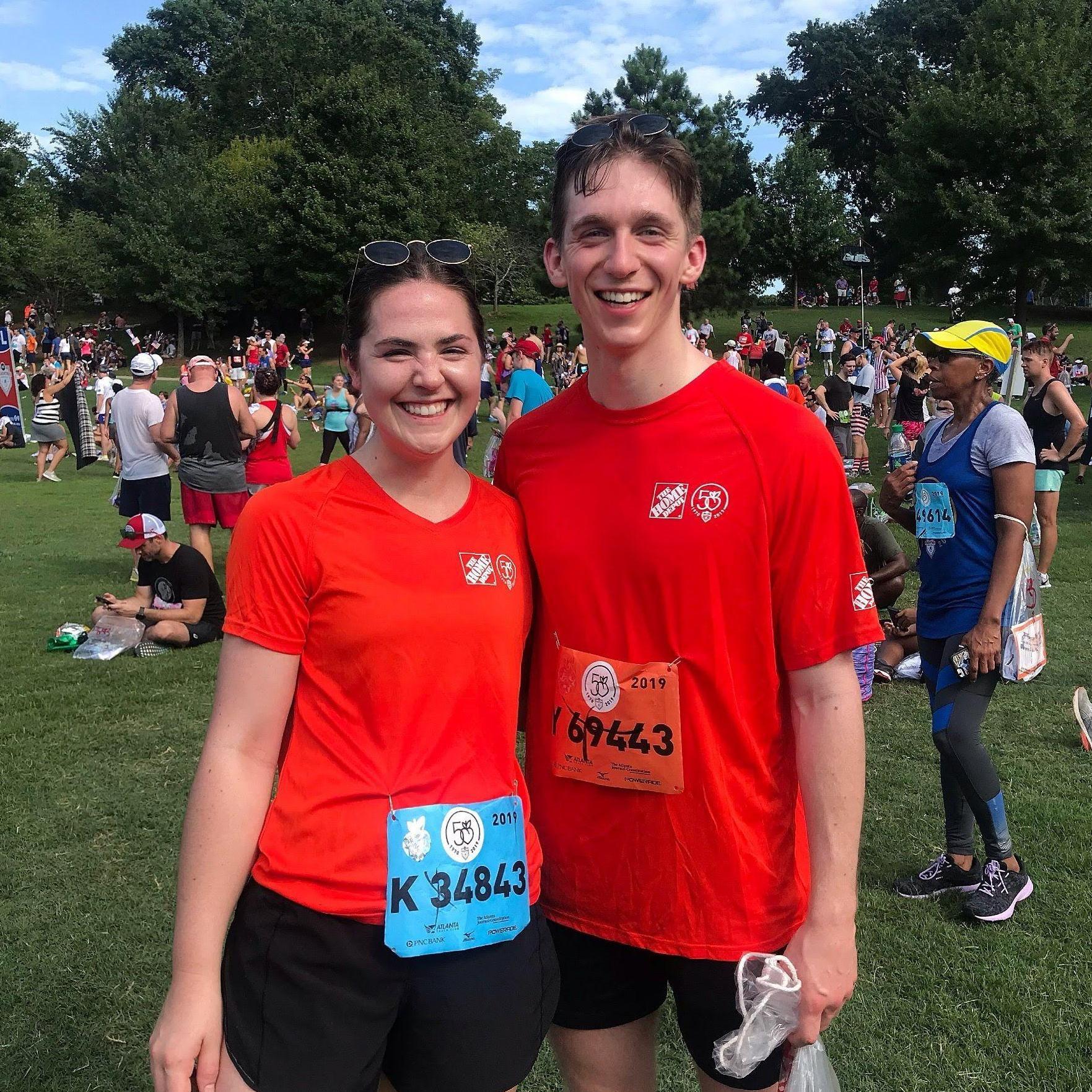 After running the Peachtree Road Race on the 4th of July in Atlanta 7/4/2019