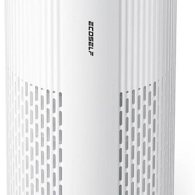 Air Purifiers for Home Large Room, with 20dB Sleep Mode, 360° Air Intake & Outlet, HEPA Air Purifier for Bedroom Pets Cover Up to 1076 Ft², Air Cleaner with 7 Color Light, HAP604,Bright White