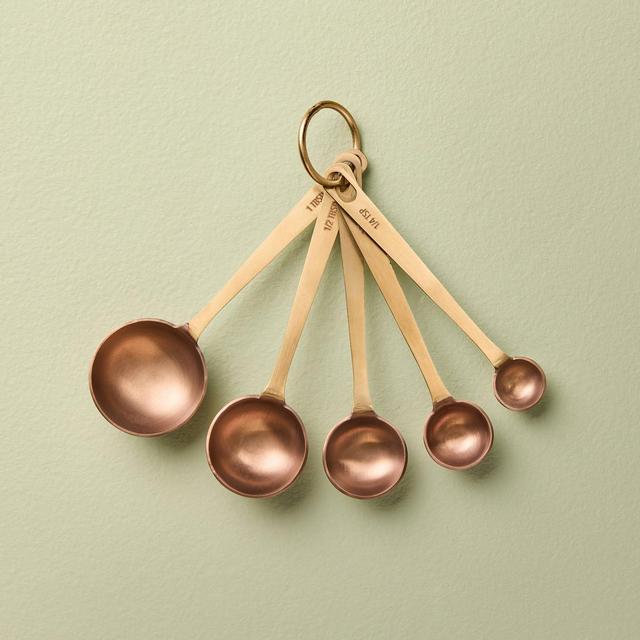 5pc Stainless Steel Tea Spoons Copper - Hearth & Hand™ with Magnolia