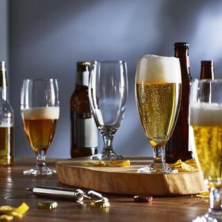 Craft Brews Nucleated Pilsner Glass, Set of 4