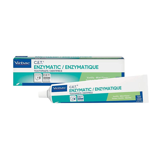 Virbac CET Enzymatic Toothpaste| Eliminates Bad Breath by Removing Plaque and Tartar Buildup | Best Pet Dental Care Toothpaste