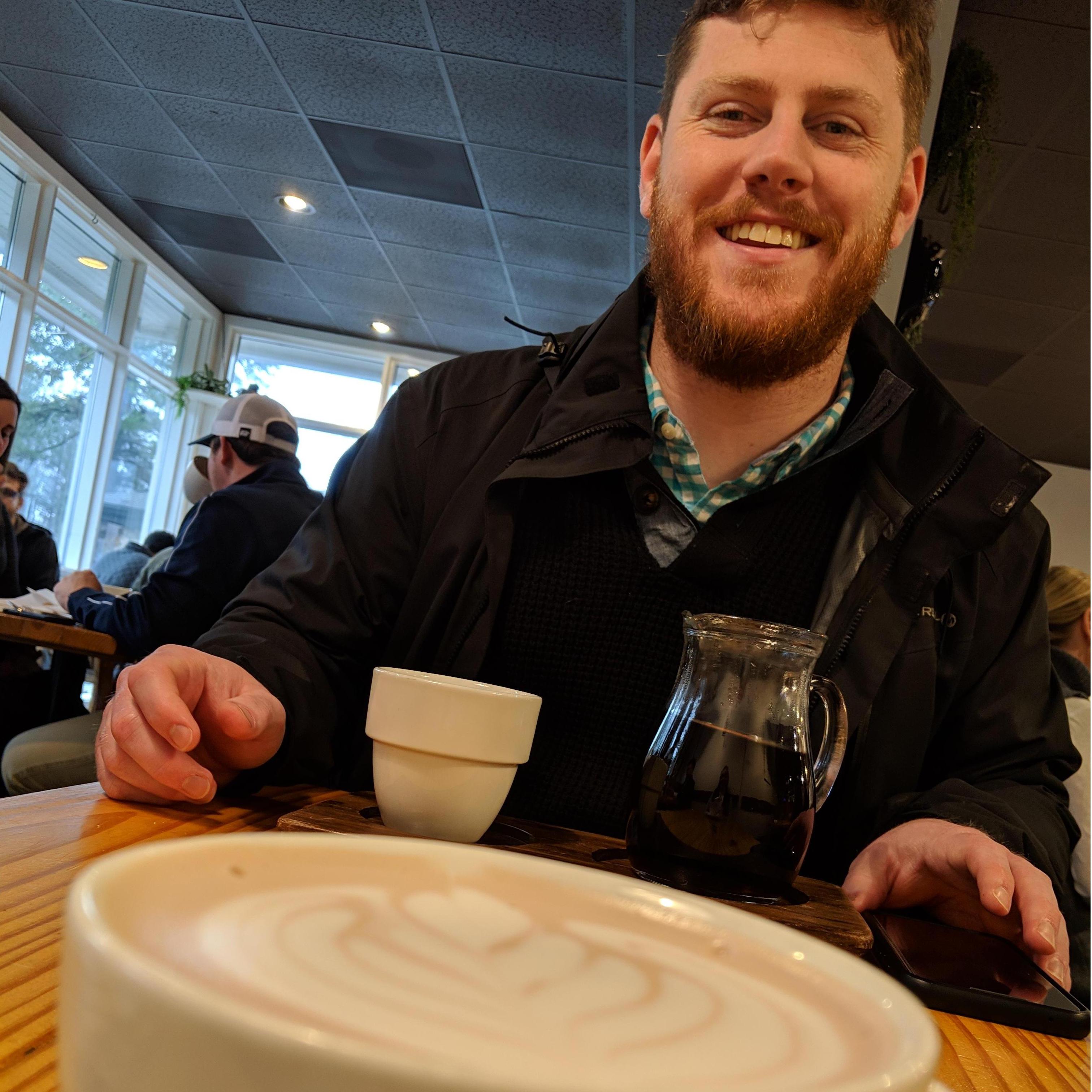 Matthew took Emmy to Sola Coffee Cafe after visiting Relish on the day he proposed.