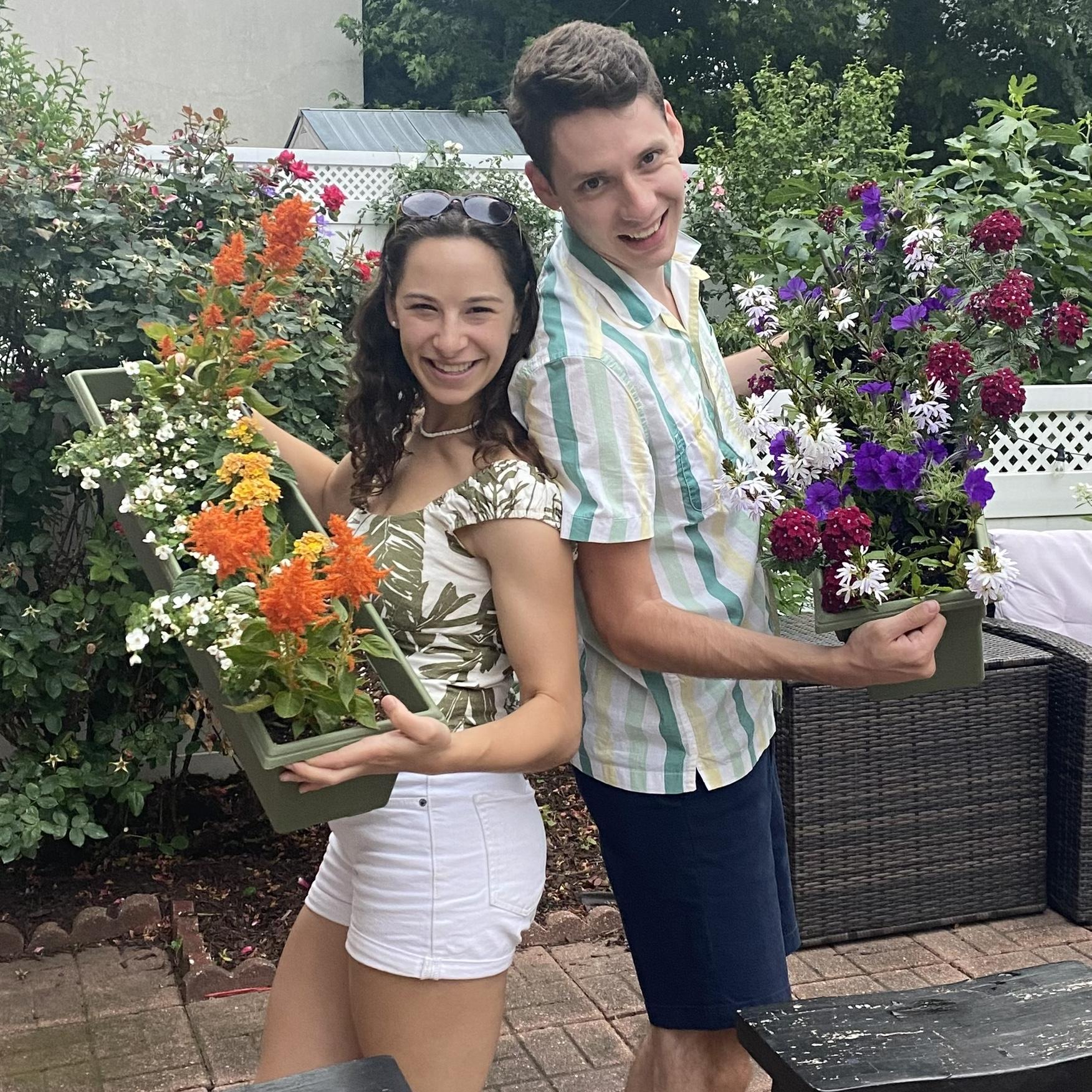 Annual garden party on the Astoria patio