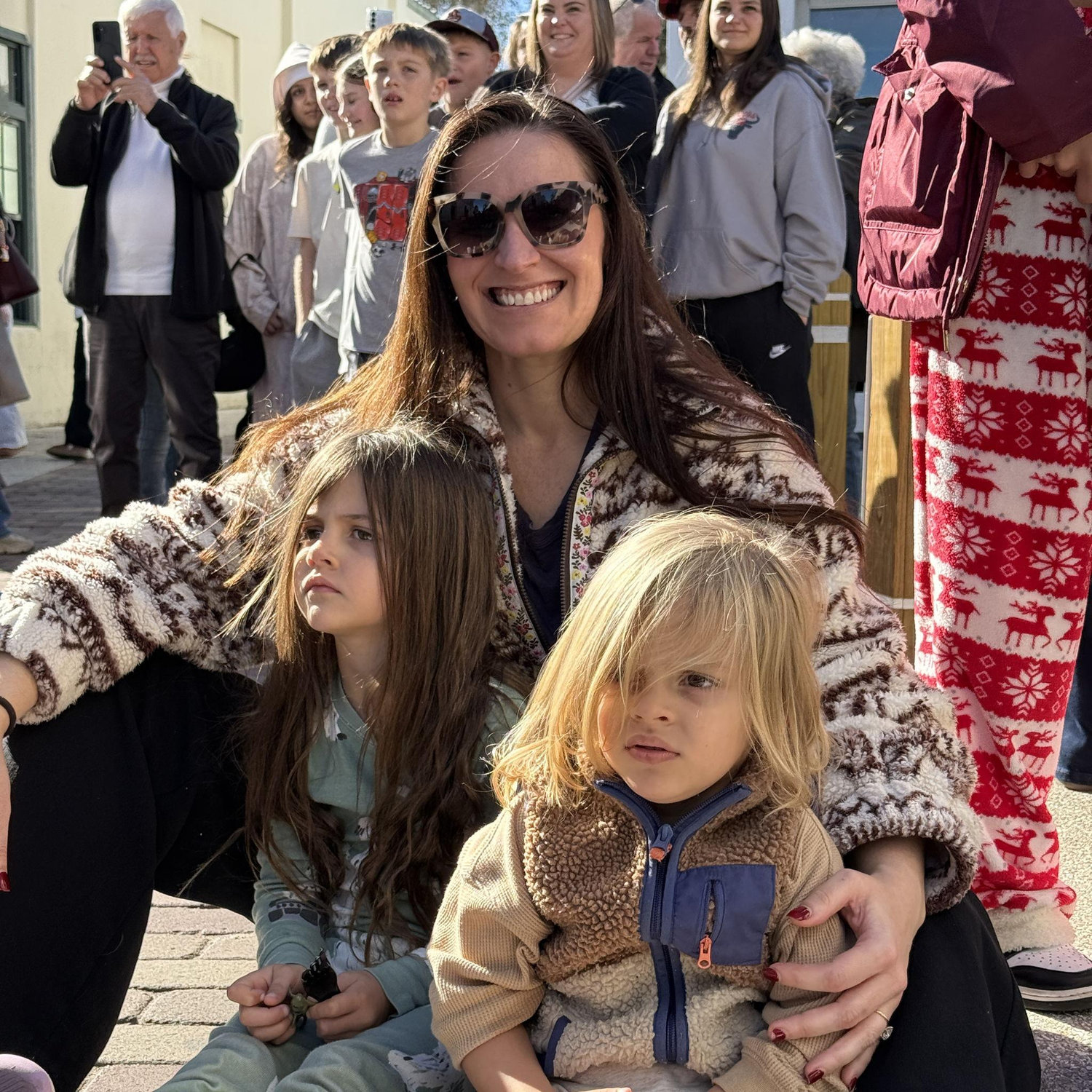 Krystin with Olive and Cade