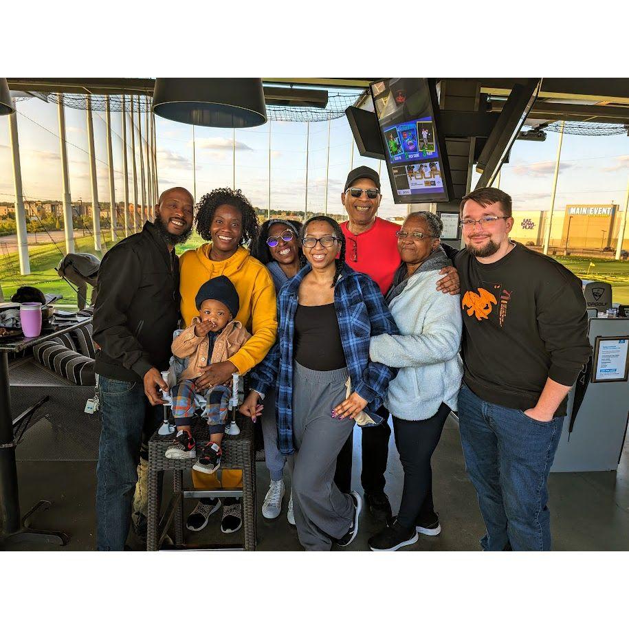 Dad's birthday at Top Golf 2024