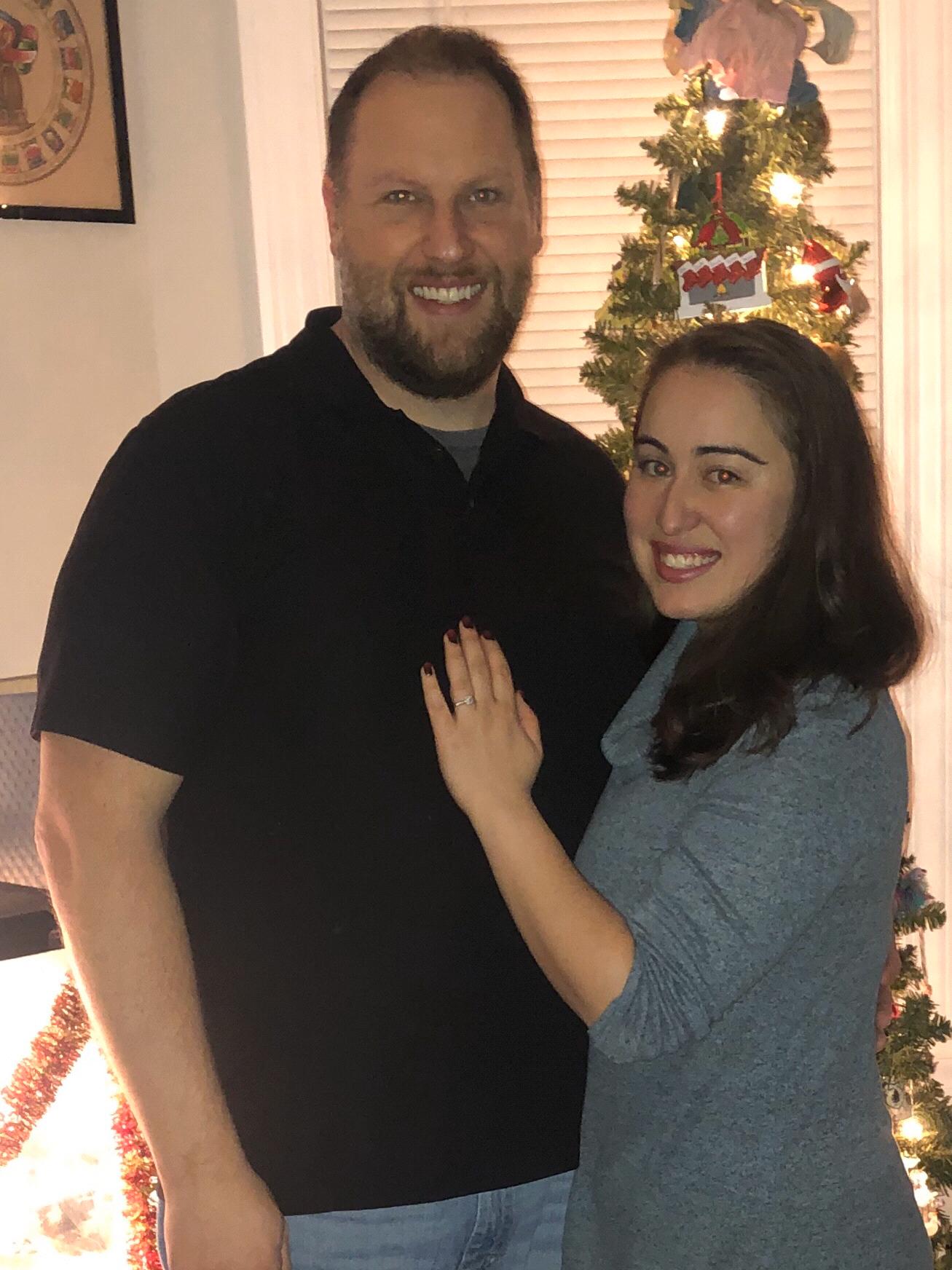 This was taken the night of the proposal.