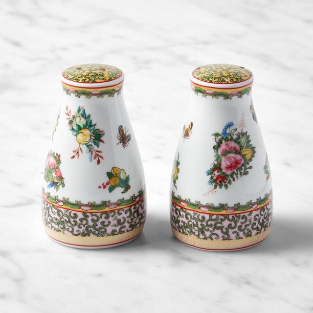 Famille Rose Salt & Pepper Shakers