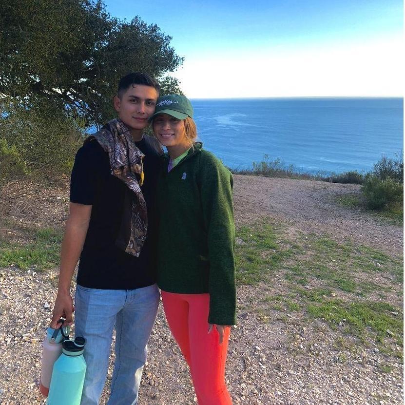 the hike the day with ari's fam after isaac asked her to be his gf