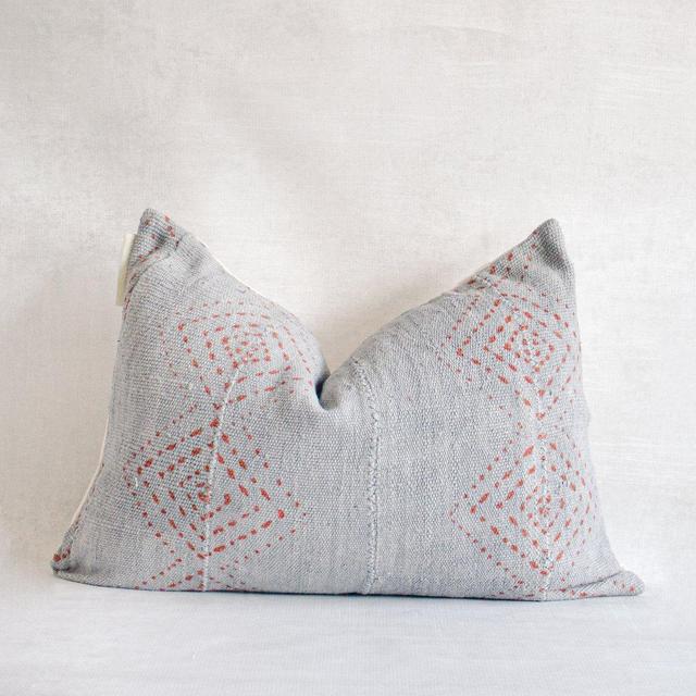 IFE - Authentic Mali Mudcloth Lumbar Throw Pillow Cover