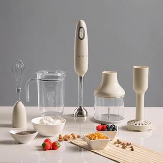 50's Retro Style Hand Blender with Accessories