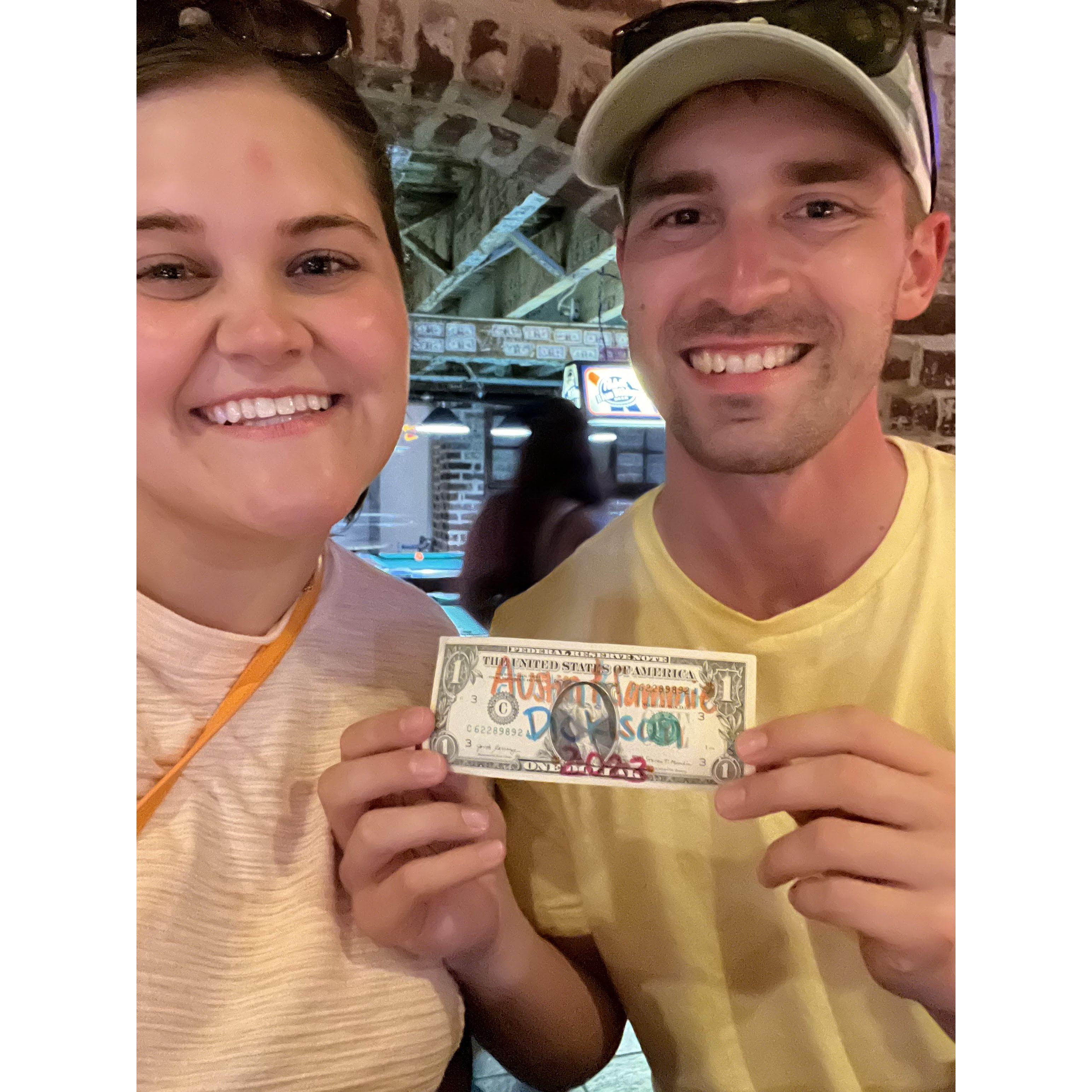 First time writing "the Dickisons"