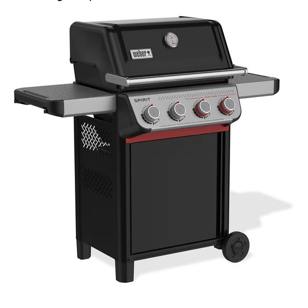 Weber Spirit E-425 Liquid Propane Gas Grill, 4 Burner, Black