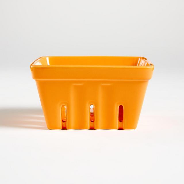 Orange Berry Box Colander