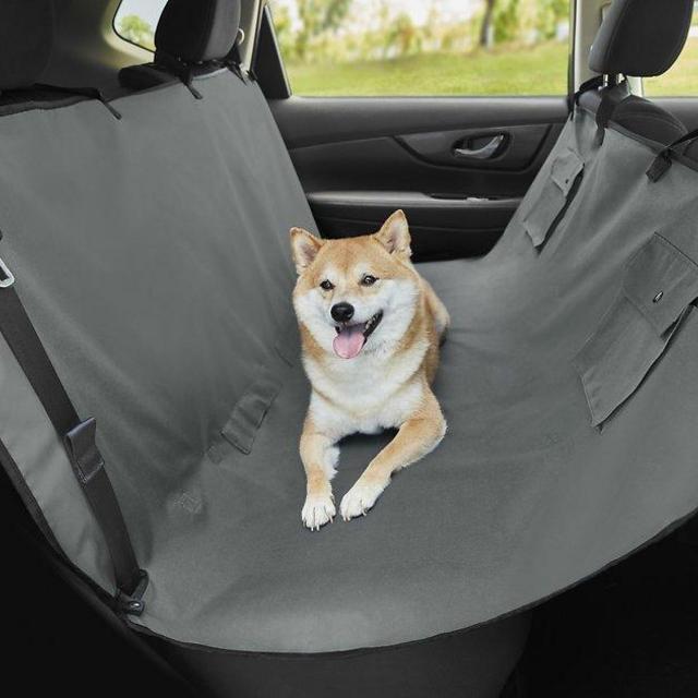 FRISCO Water Resistant Hammock Car Seat Cover, Regular, Gray - Chewy.com