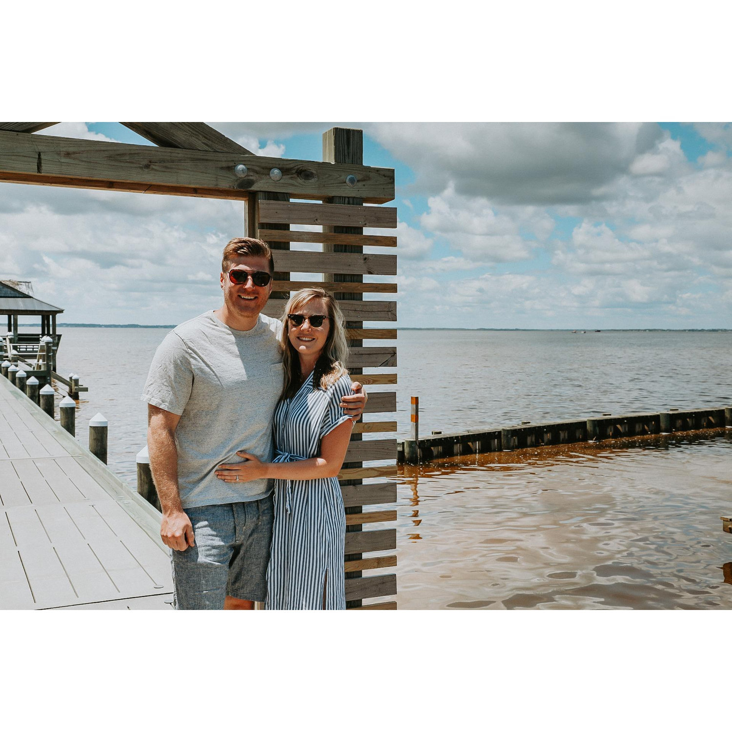 Enjoying the beach down in the Outer Banks