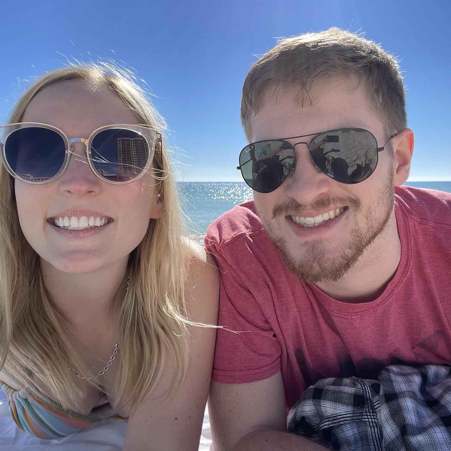 Our first vacation to the beach in Florida.