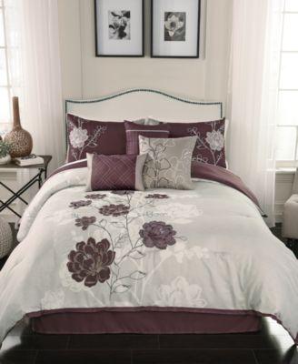 Hallmart Collectibles - Zora 7-Pc. Queen Comforter Set