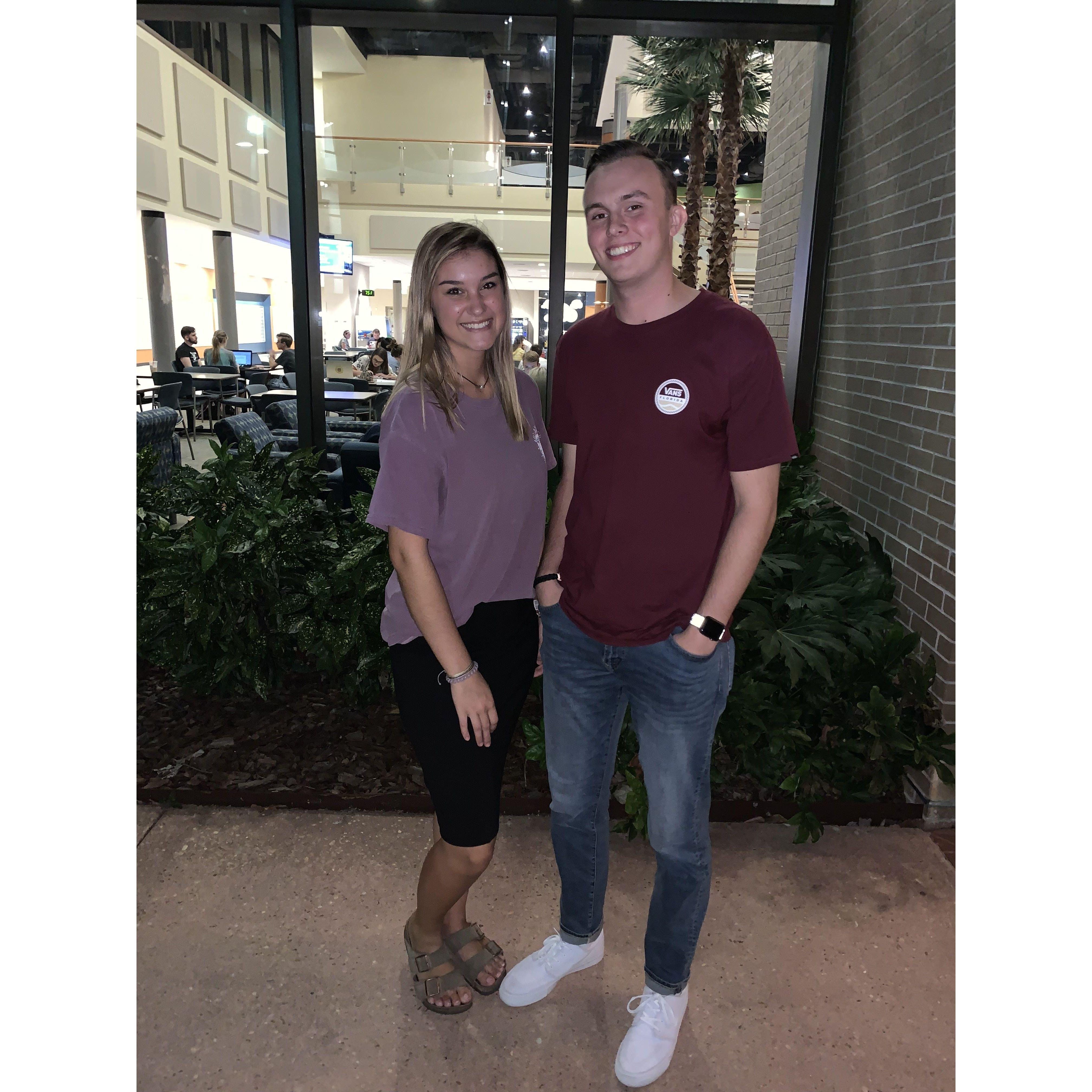 Our first picture together. 09/19/2019