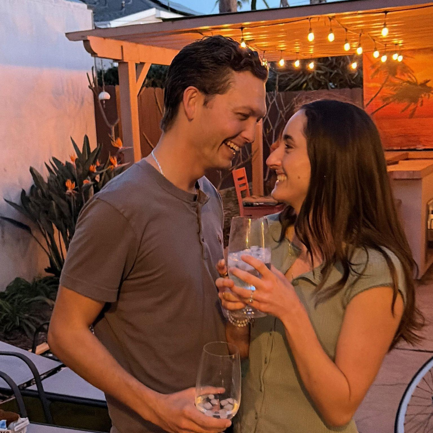 Right after she said yes!