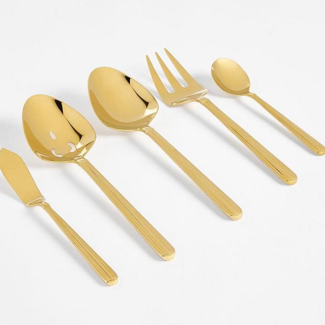 Monique Lhuillier Rivoli 5-Piece Hostess Set - Gold