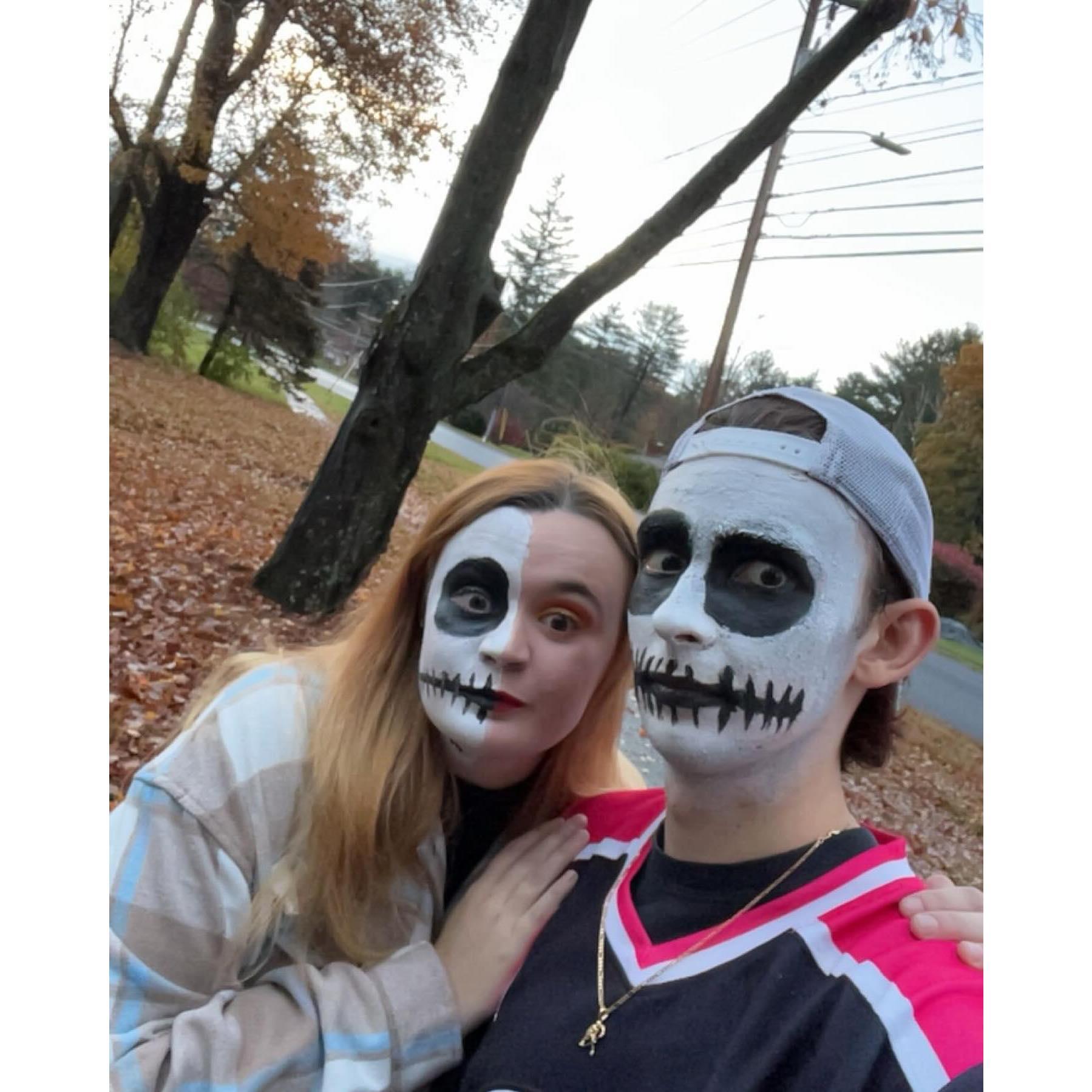 Spooky scary skeletons