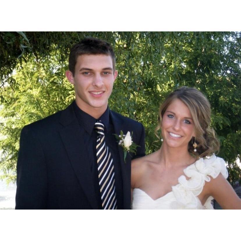 Homecoming our senior of high school 2011. Kenton's friend set us up, and ever since that day we have been together!